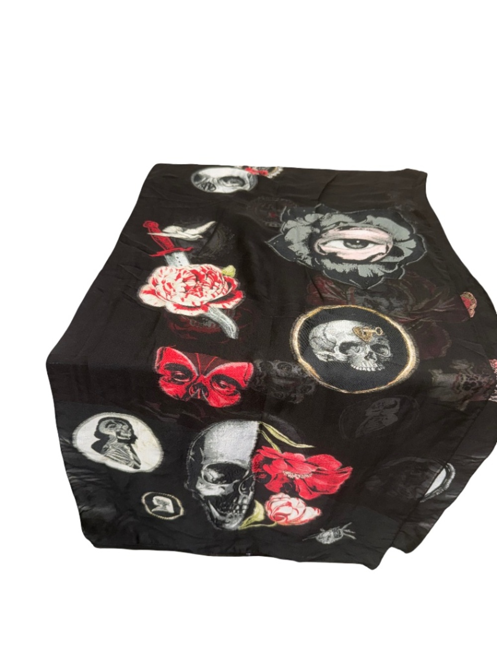 ALEXANDER MCQUEEN FLORAL SCARF
